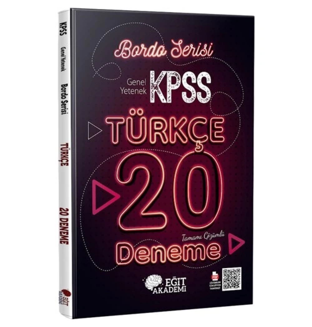 Kpss Gy Türkçe 20 Deneme  Eğit Akademi