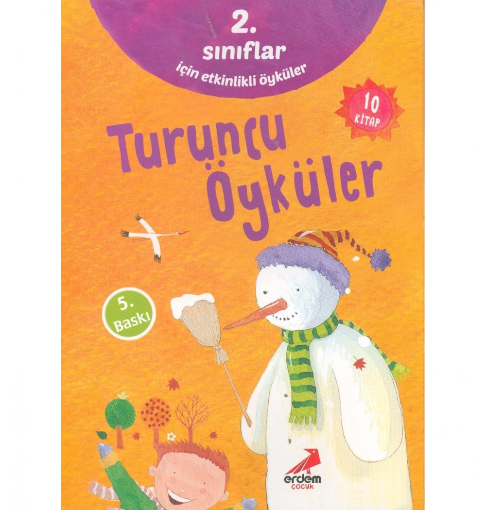 Turuncu Öyküler 2 Ve 3.Sınıflar İçin 10 Kitap Erdem