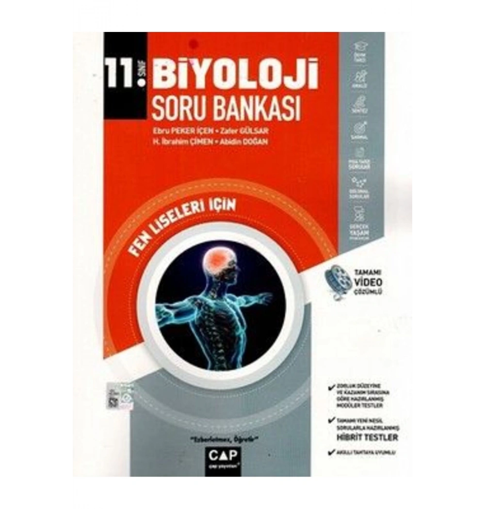 Çap 11.Sınıf Biyoloji Soru Bankası Fen Liseleri