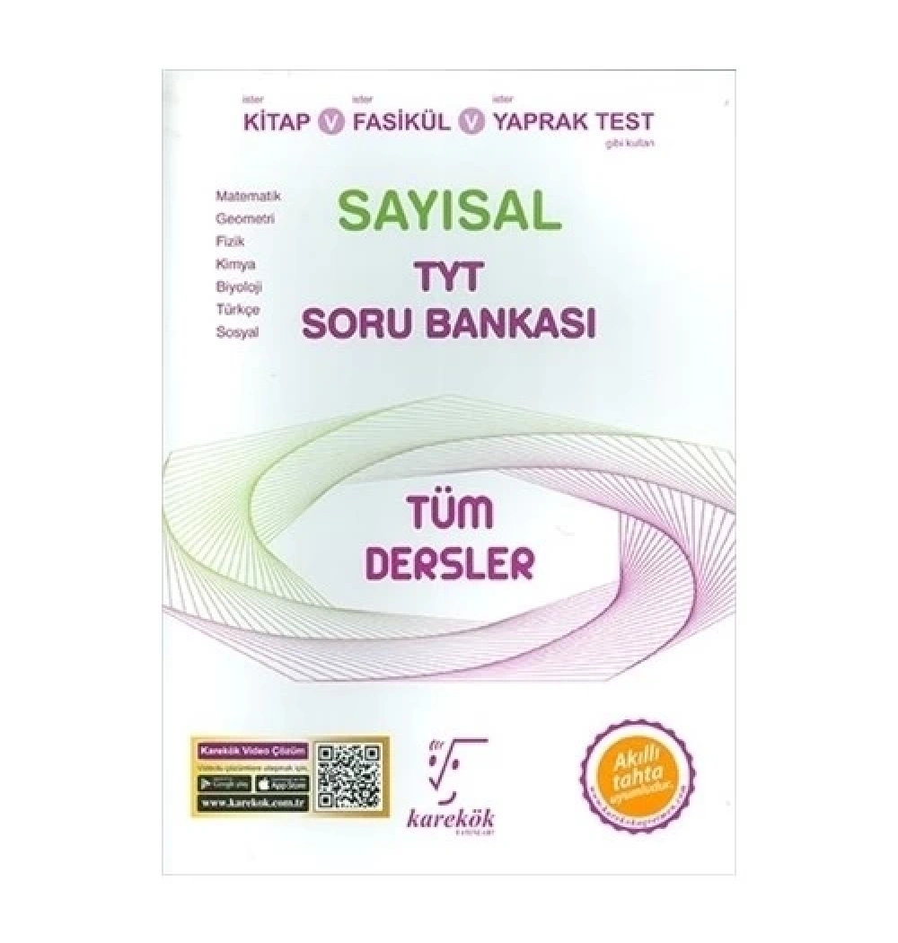 Tyt Sayısal Tüm Dersler Soru Bankası Karekök