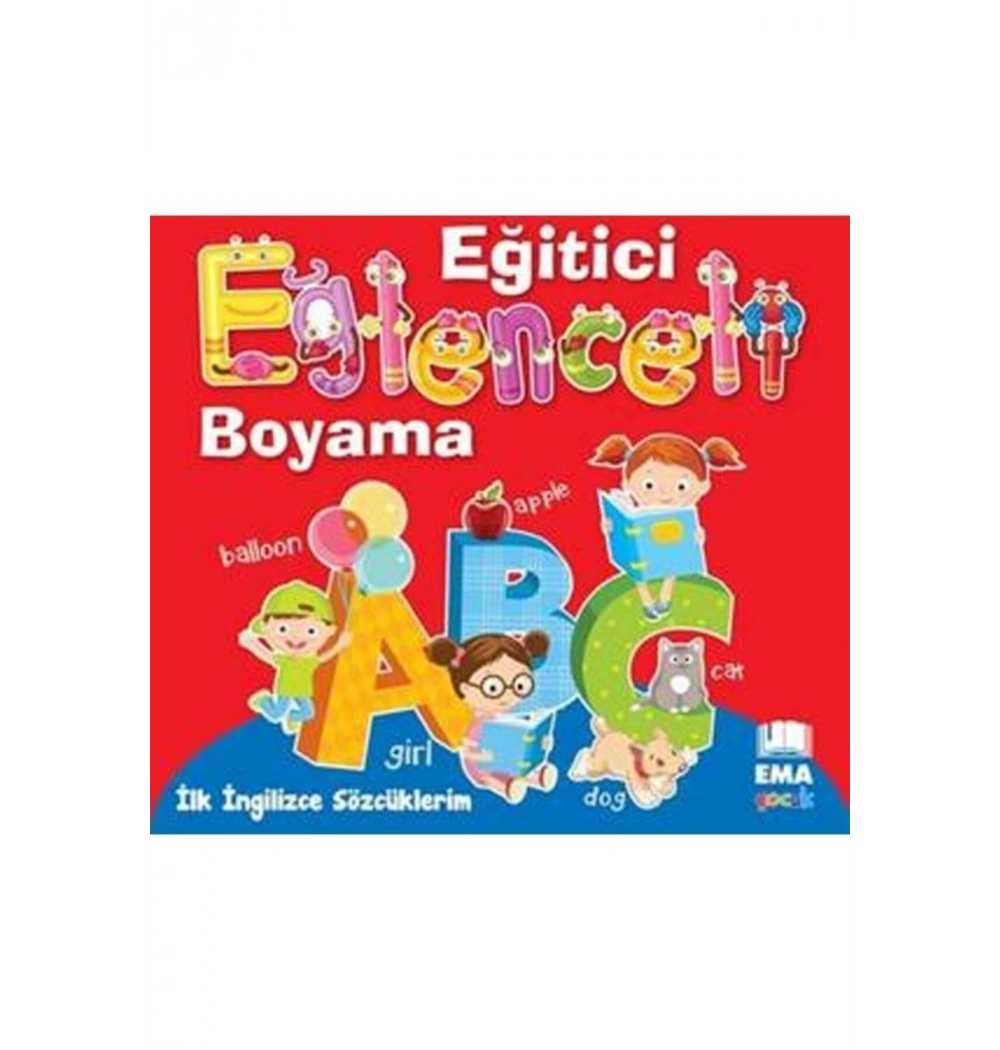 Eğitici Eğlenceli Boyama İngilizce   Ema