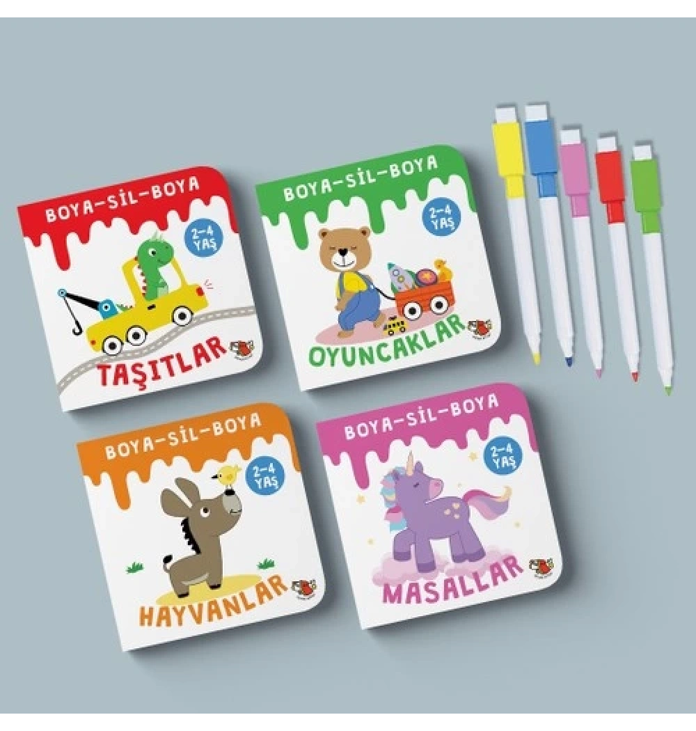 Boya Sil Boya 4 Kitap Mini Set  Uçan Kitap