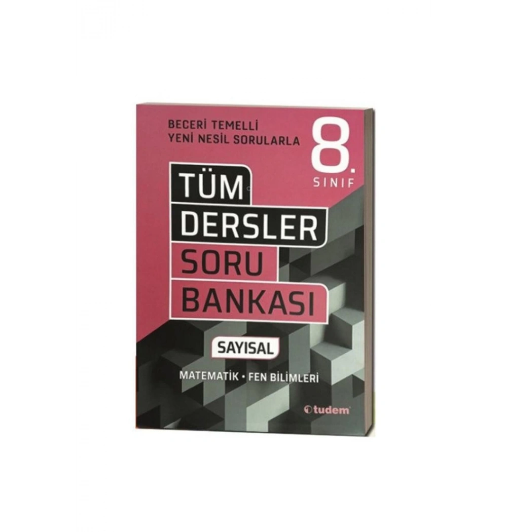 Tudem 8.Sınıf Sayısal Tüm Dersler Soru Bankası   Tudem