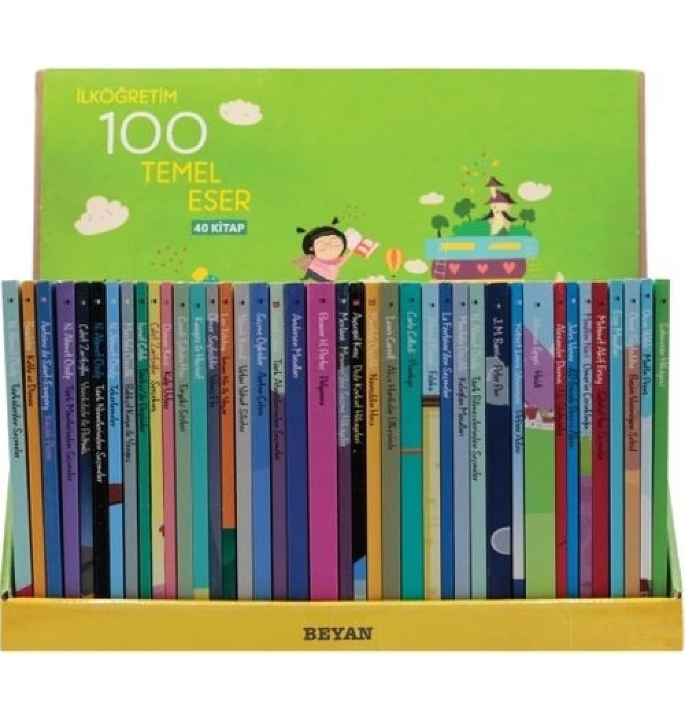 İlköğretim 100 Temel Eser 40 Kitap Set Beyan