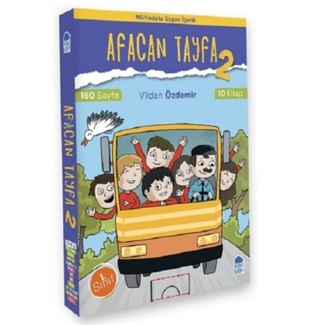 Afacan Tayfa 2   1.Sınıflar İçin  10  Kitap   Mavikirpi