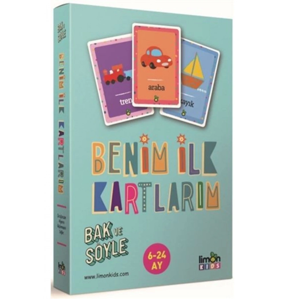 Benim İlk Kartlarım Bak Söyle 6-24 Ay Limon Kids