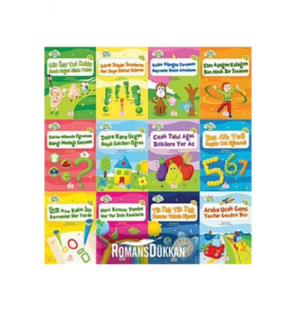 Etkinlikli Okul Öncesi Eğitim Seti 3-6 Yaş - Nesil Çocuk