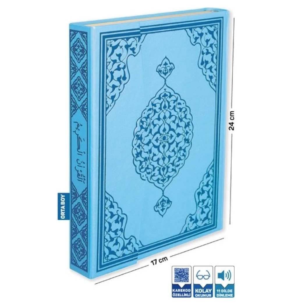 Merve Orta Boy Pembe Renk Kuranı Kerim