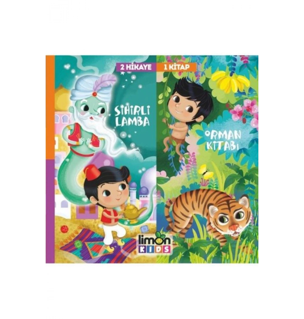 2 Hikaye 1 Kitap Sihirli Lamba-Orman Kitabı   Limon Kids