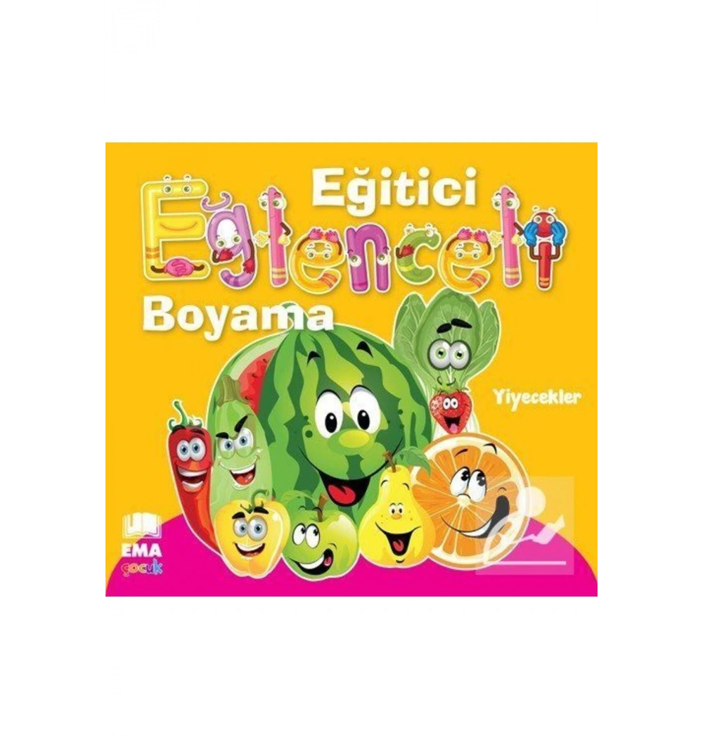 Eğitici Eğlenceli Boyama Yiyecekler   Ema