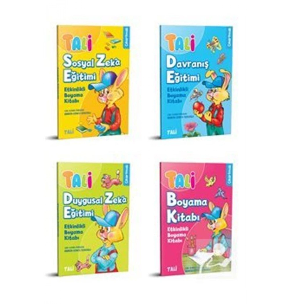 Tali  Zeka Eğitimi Çıkartmalı Etkinlikli Boyama Kitabı Serisi  Nesil Çocuk