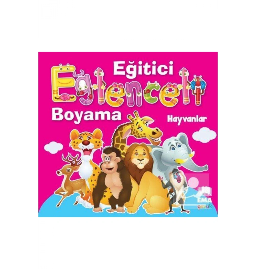 Eğitici Eğlenceli Boyama Hayvanlar  Ema