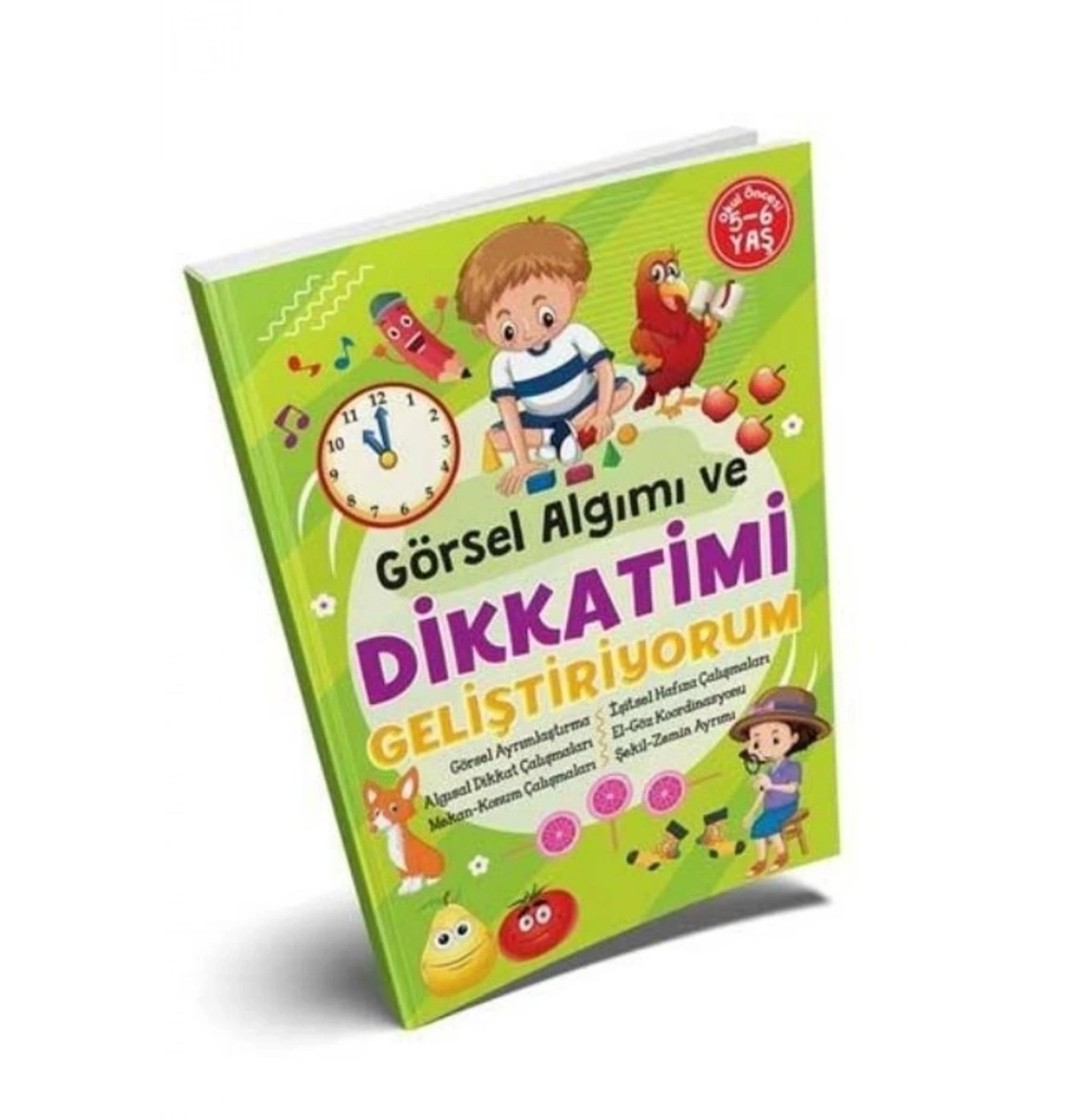 Görsel Algımı Ve Dikkatimi Geliştiriyorum 5-6 Yaş Ema Çocuk