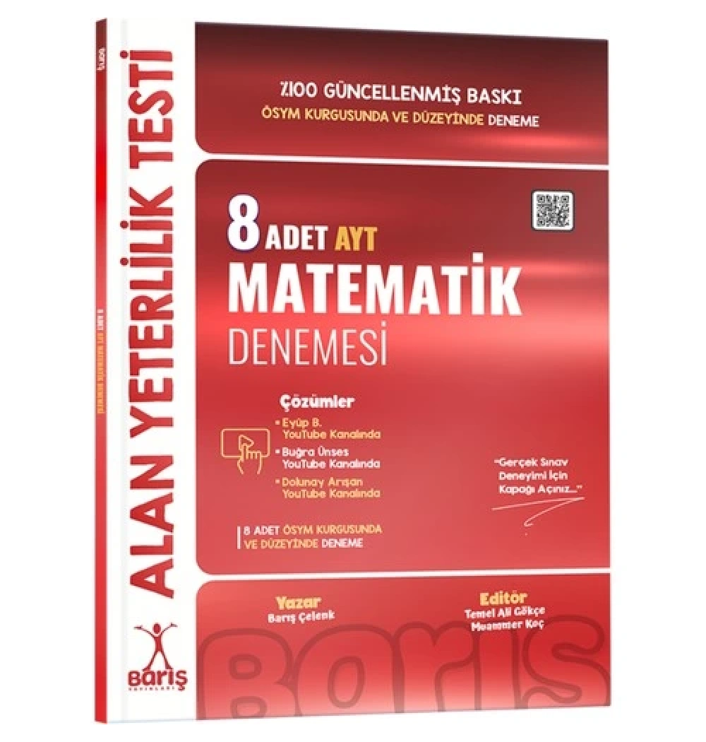 Barış Ayt Matematik 8 Denemesi  Barış Yayınları