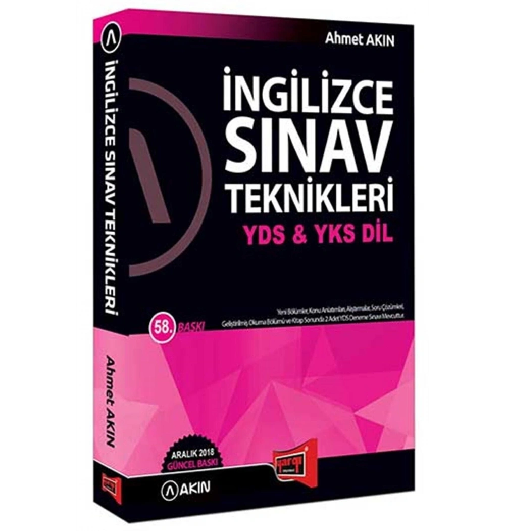 Yargı Yds Yks Dil İngilizce Sınav Teknikleri