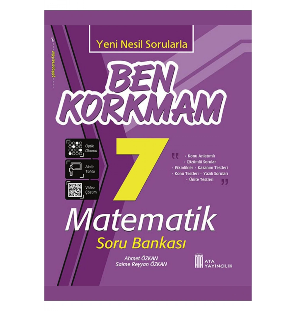 Ata  Ben Korkmam 7.Sınıf Matematik Soru Bankası