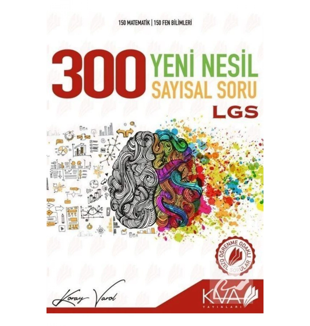 8.Sınıf Lgs 300 Yeni Nesil Sayısal Soru Bankası     Koray Varol Akademi
