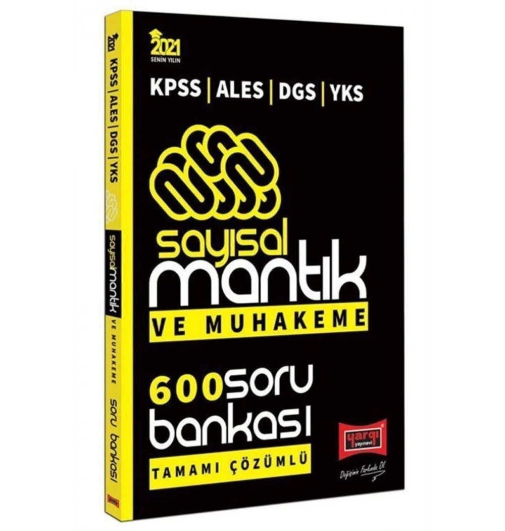 Yargı 2021 Kpss Ales Dgs Sayısal Mantıuk 600 Çözümlü Soru Bankası