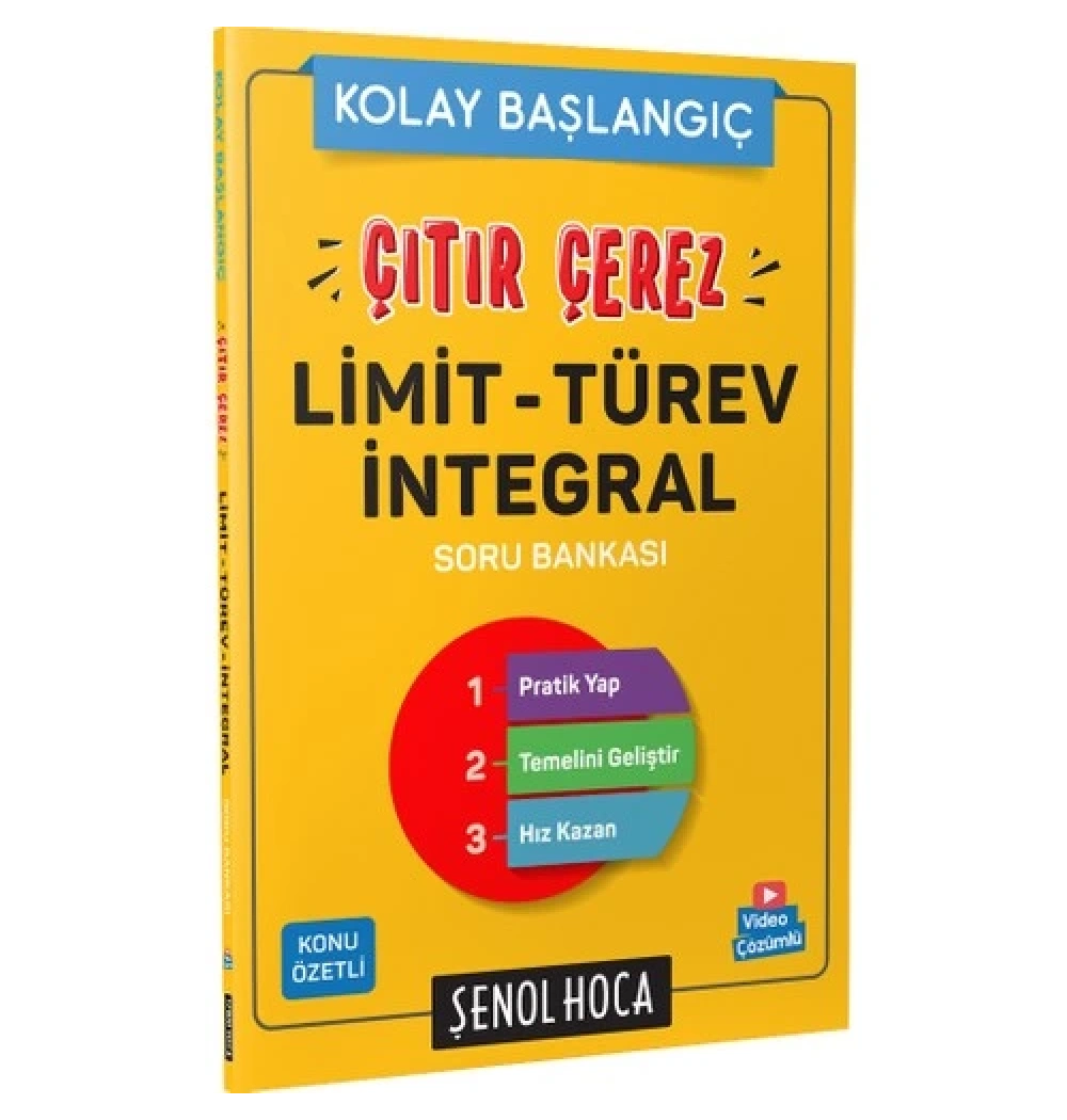 Kolay Başlangıç Çıtır Çerez Limit Türev İntegral Soru Bankası Şenol Hoca