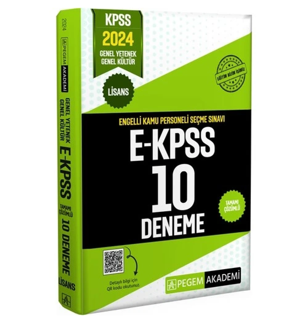 Pegem 2024 Ekpss Gk Gy Lisans 10 Çözümlü Deneme