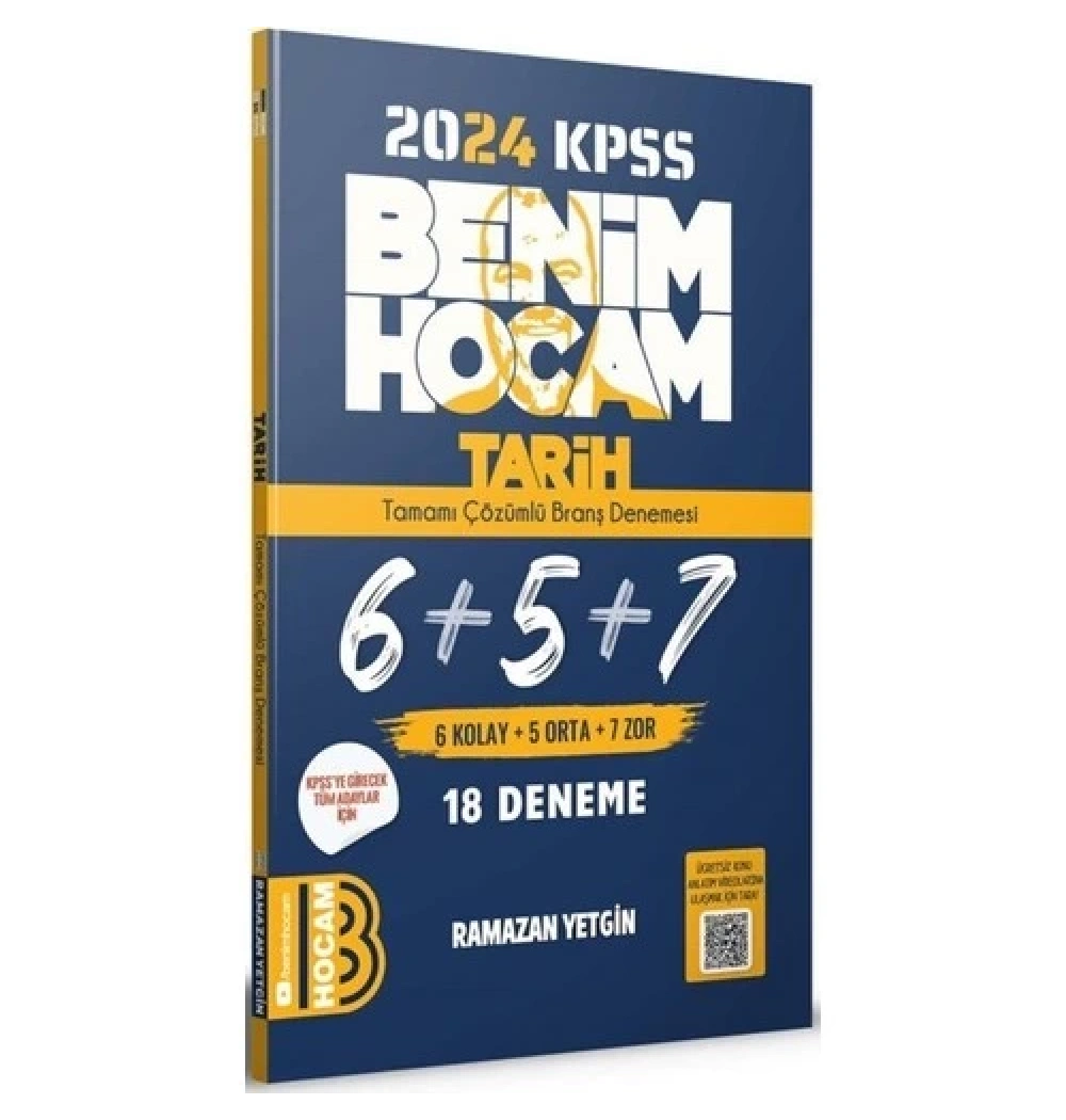 Kpss 2025 Tarih 18 Çözümlü Deneme  Benim Hocam