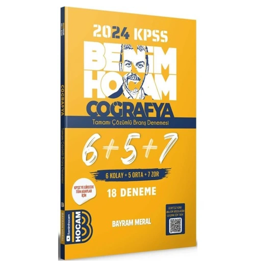 Kpss 2025 Coğrafya 18 Çözümlü Deneme  Benim Hocam