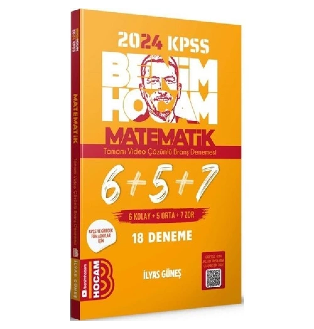 Kpss 2025 Matematik 18 Çözümlü Deneme  Benim Hocam