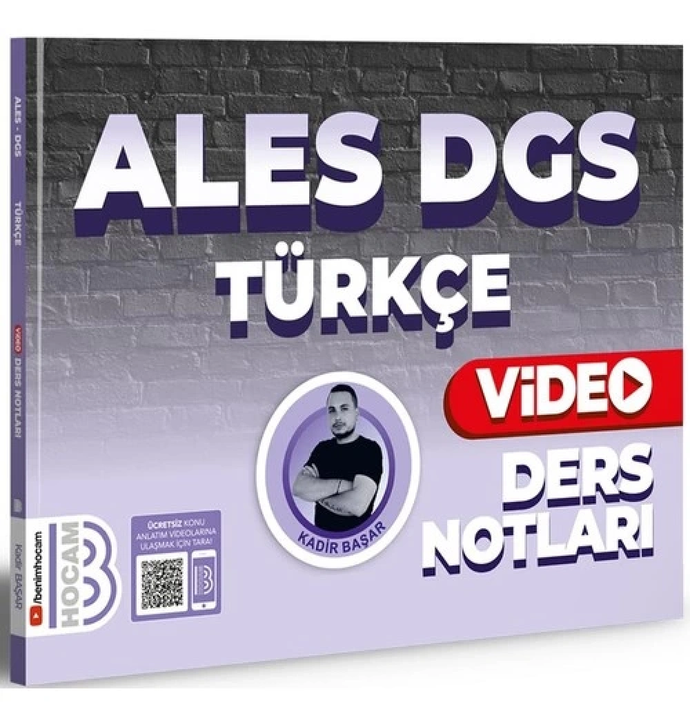 Ales Dgs Türkçe Video Ders Notlatı  Benim Hocam
