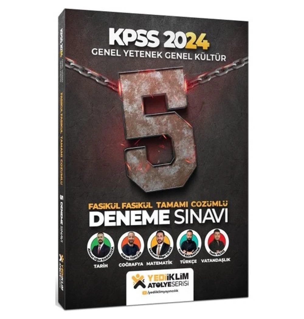 Kpss 2024 Gk Gy Atölye 5 Fasikül Deneme  Yediiklim