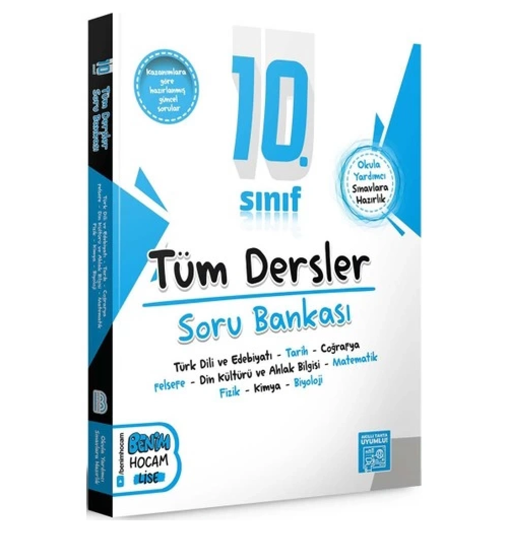 10.Sınıf Tüm Dersler Soru Bankası  Benim Hocam