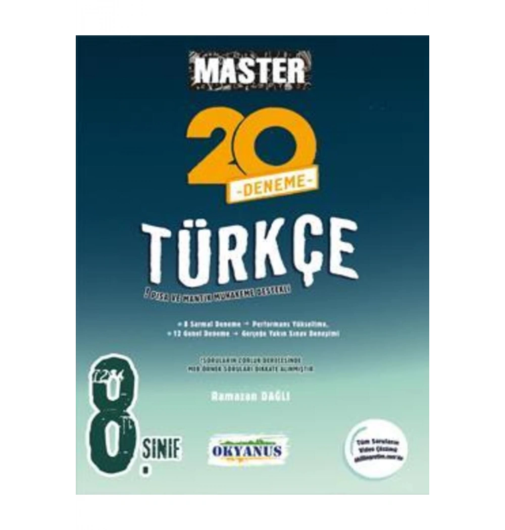 Okyanus 8.Sınıf Türkçe 20 Master Deneme