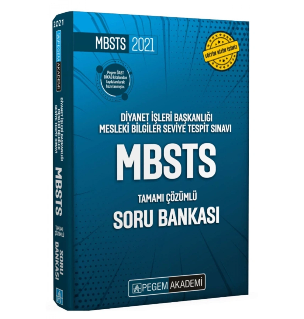 Pegem Mbsts 2021 Çözümlü Soru Bankası