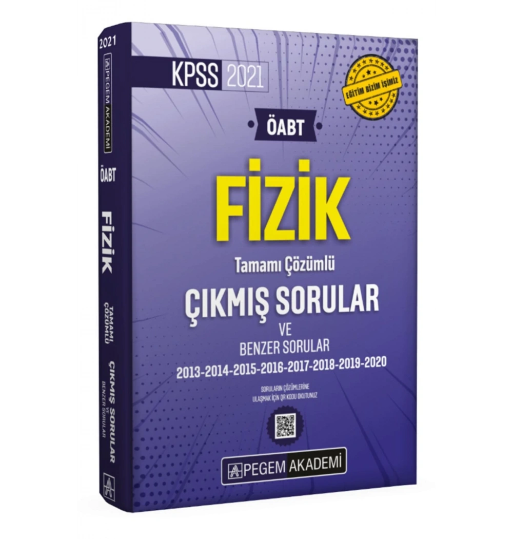 Pegem 2021 Öabt Fizik 2013-2020 Çıkmış Sorular Cep Boy