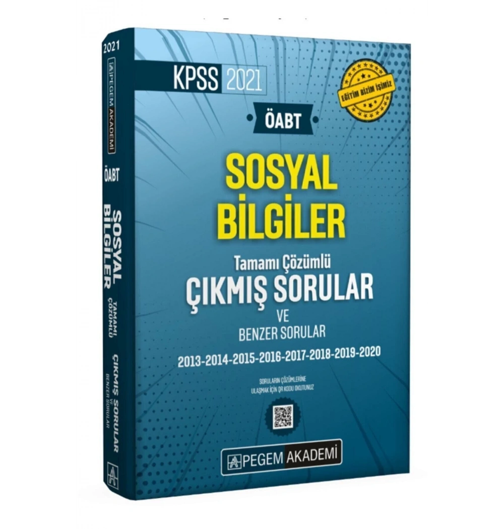 Pegem 2021 Öabt Sosyal Bilimler 2013-2020 Çıkmış Sorular Cep Boy