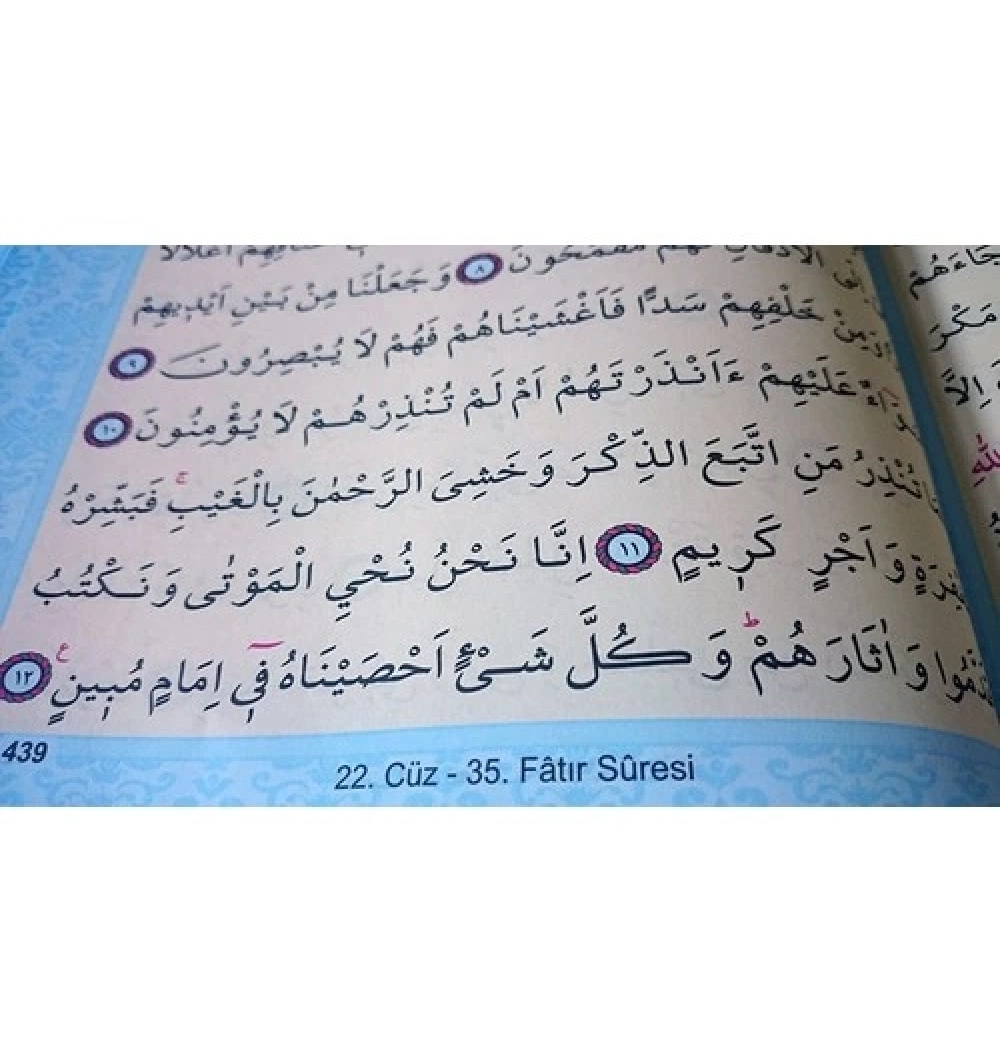 Haktan H-11 Orta Boy Kuranı Kerim Mavi