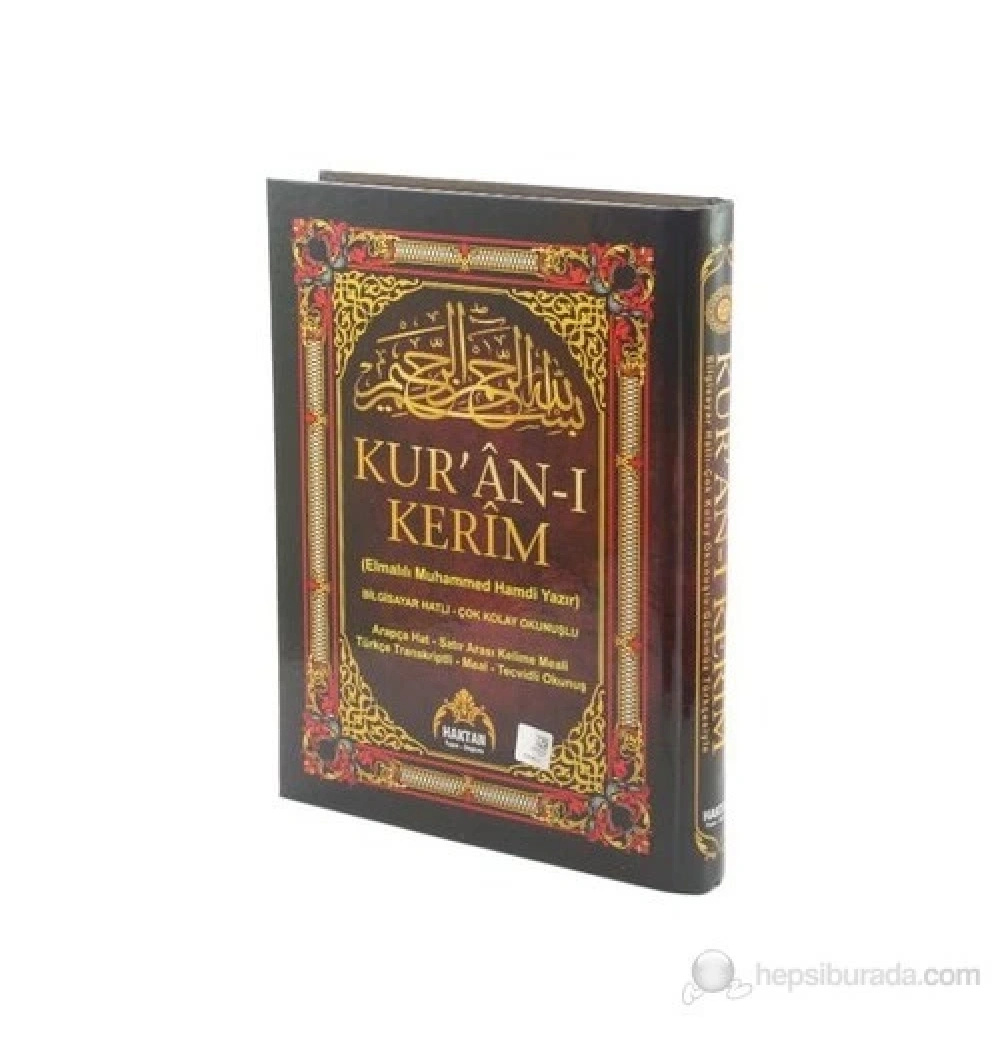 Haktan Cami Boy Kuranı Kerim Ve Kelime Meali 5 Özellikli H-19