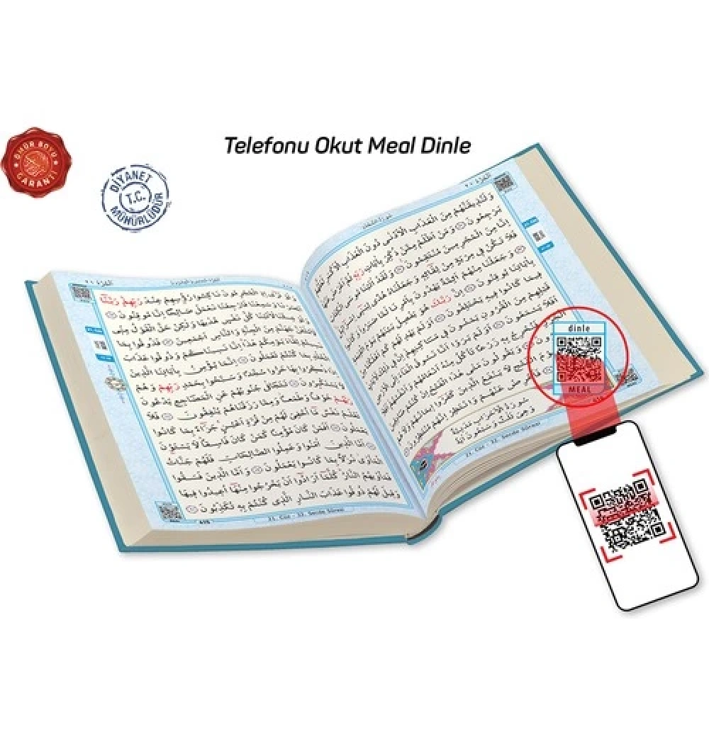 Merve Rahle Boy Kuranı Kerim Mavi Renk