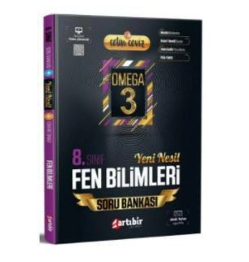 Artıbir 8.Sınıf Fen Bilimleri Omega Soru Bankası+Deneme