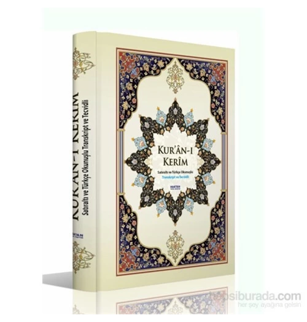 Haktan Satıraltı Türkçe Okunuşlu Transkriptli Tecvitli Rahle B. Kuranı Kerim  H60