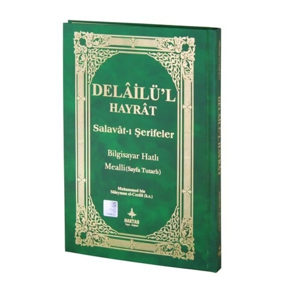 Haktan Delailül Hayrat Arapça Metinli H-26 Orta Boy Mealli Yeşil Renk