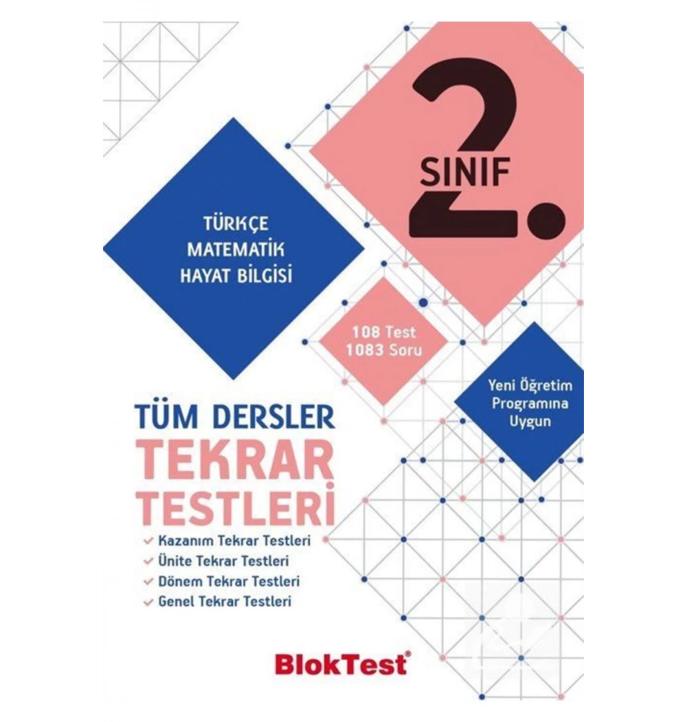 Bloktest 2.Sınıf Tüm Dersler Tekrar Testleri