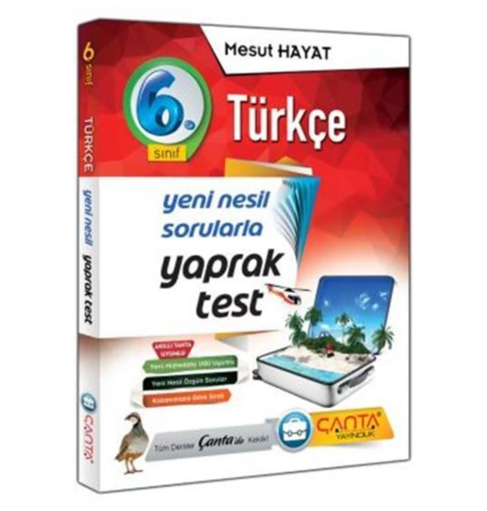 Çanta 6.Sınıf Türkçe Yaprak Test