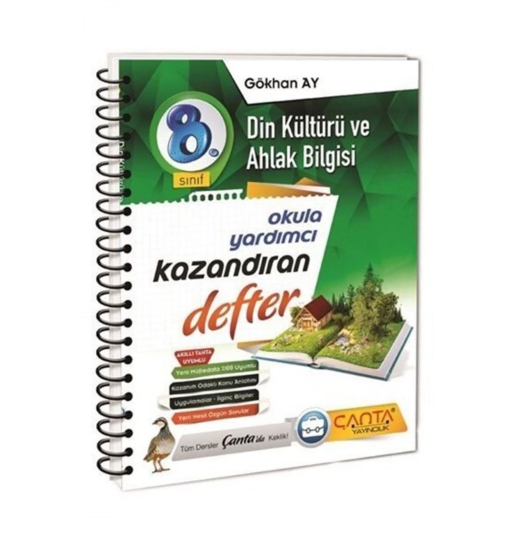 Çanta 8.Sınıf Din Kültürü Kazandıran Defter
