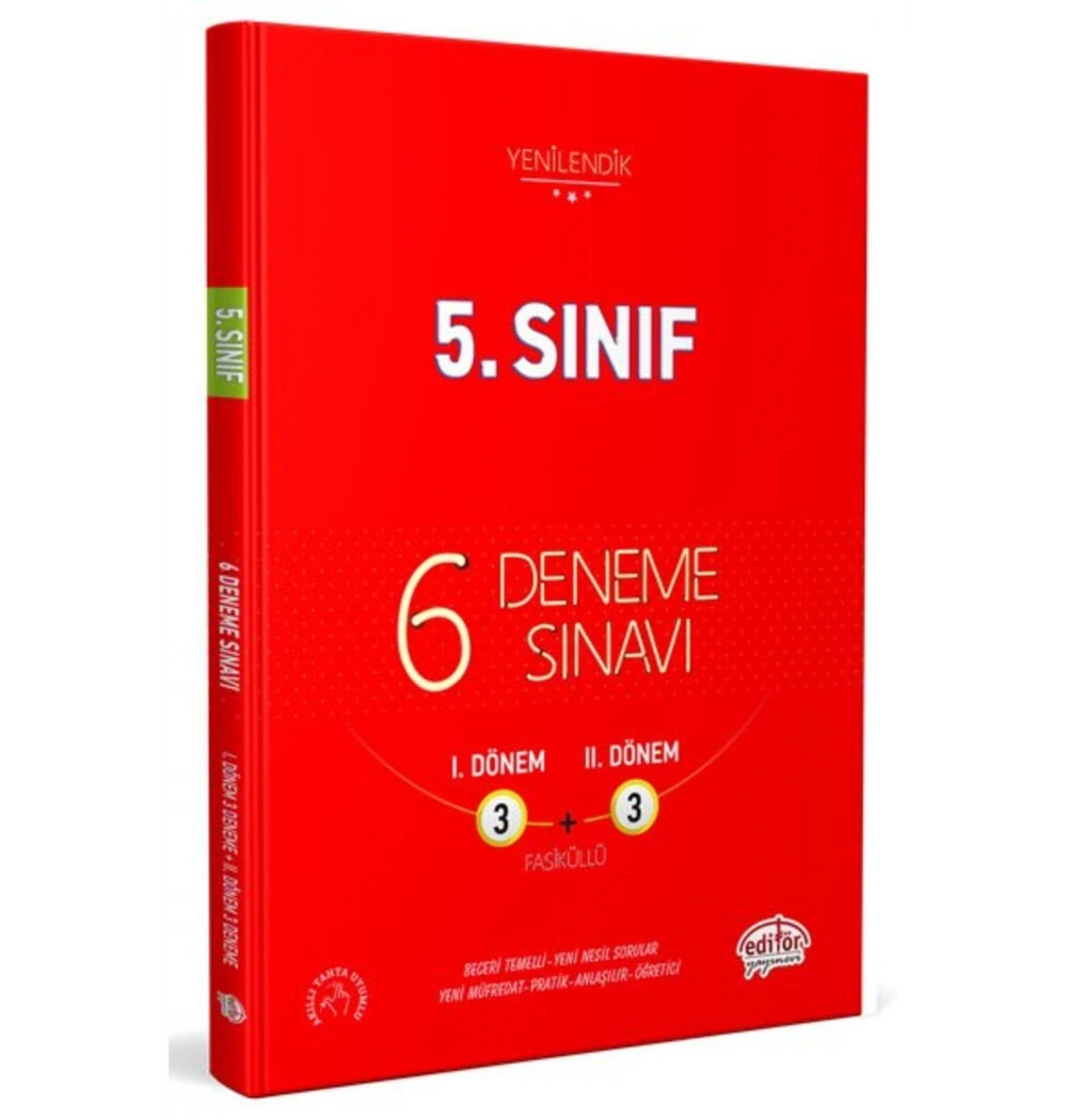 Editör 5.Sınıf 6 Fasikül Çözümlü Sıralı Deneme