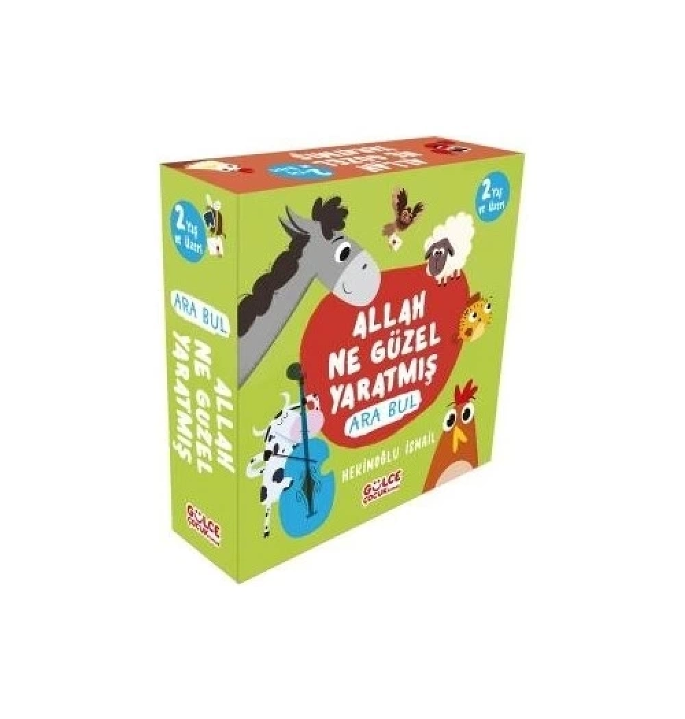 Allah Ne Güzel Yaratmış Ara Bul 4 Lü Set 2+Yaş Gülce Çocuk