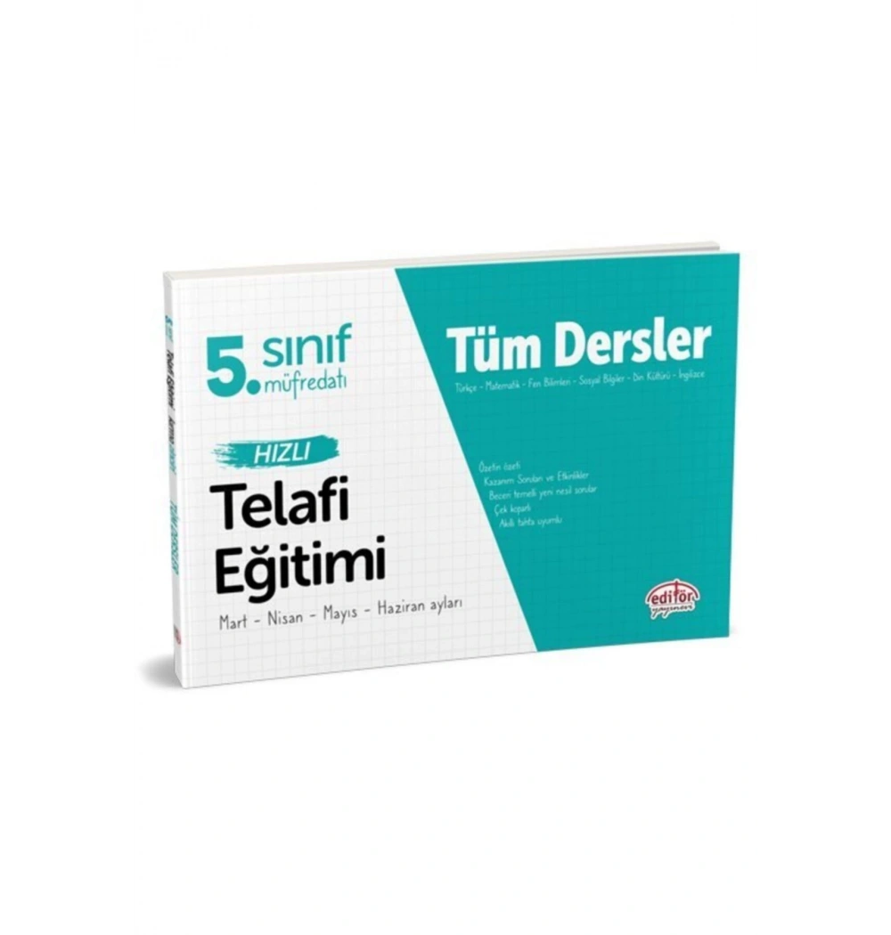 Editör 5.Sınıf Tüm Dersler Hızlı Telafi Eğitimi