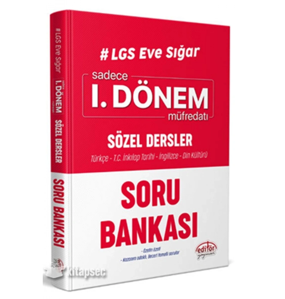 Editör Lgs 1.Dönem  Sözel Dersler Soru Bankası