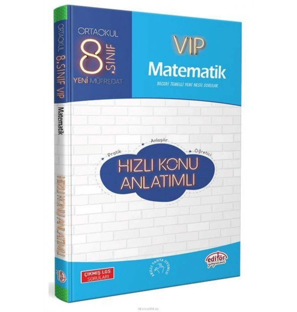 Editör 8.Sınıf Türkçe Hızlı Konu Anlatımlı