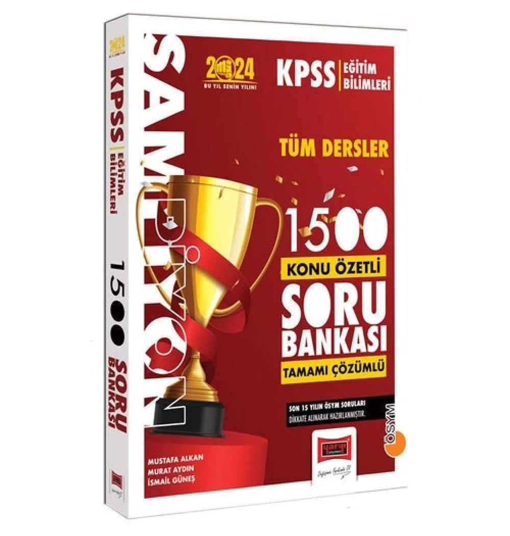 Yargı 2024 Kpss Eğitim Bilimleri Tüm Dersler 1500 Konu Özetli Soru Bankası