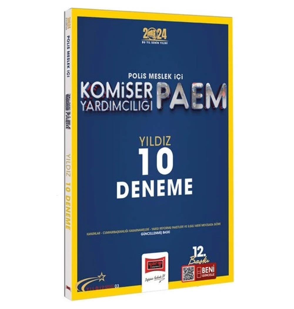 Yargı 2024 Komiser Yardımcılığı Yıldız 10 Deneme